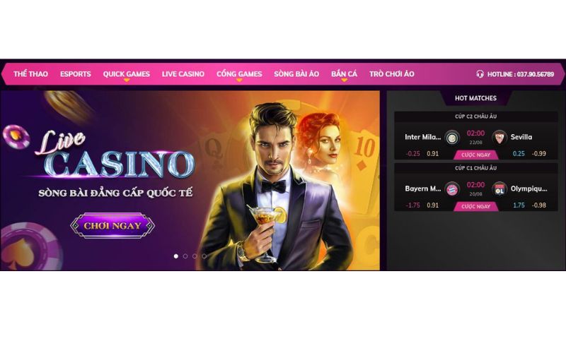 Các sản phẩm Casino nổi bật đáng thử nhất tại nhà cái Nbet