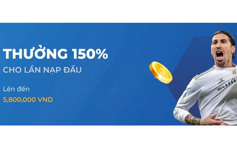 Khuyến mãi One88 - Thưởng 150% cho lần nạp đầu